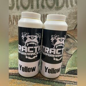 Lot of 2 Traction Performance Gym Chalk Powder Gymnastics Weight Lifting Yellow